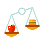 Nutricionista com foco em equilíbrio alimentar